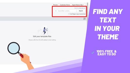 Search for text across all files of your Shopify theme