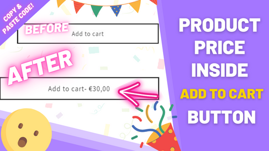 Display product's price inside add to cart button