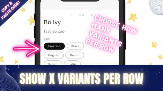 Change how many variants are shown per row