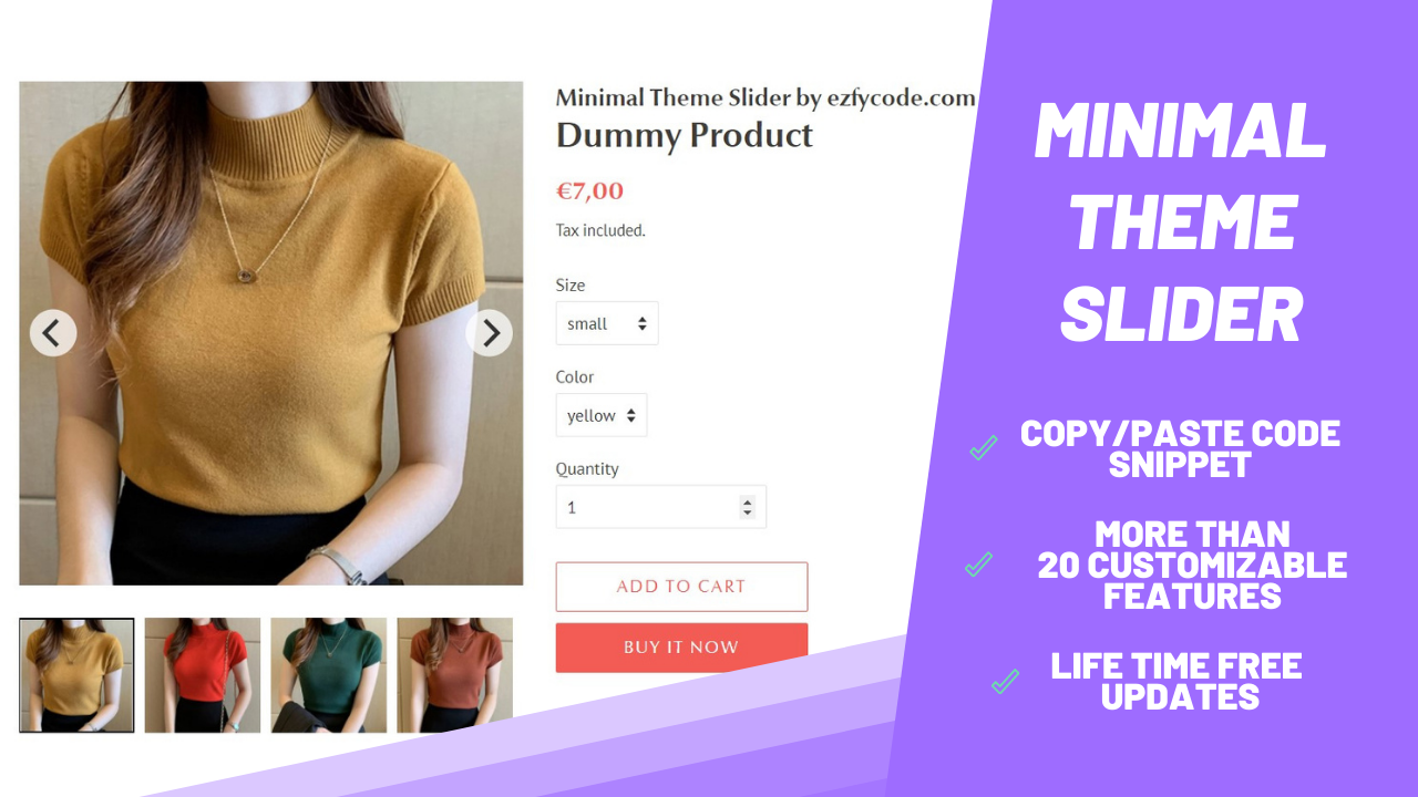 Minimal Theme Slider (PRO)