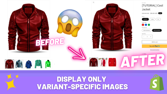 Display Only Variant-Specific Images