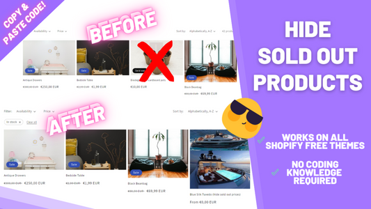 How to hide out of stock products [Free themes]