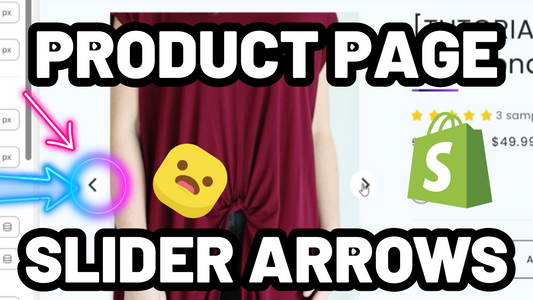 Enable arrows on product page slider [no apps]