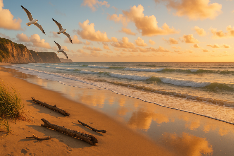 seaside landscape, 16:9